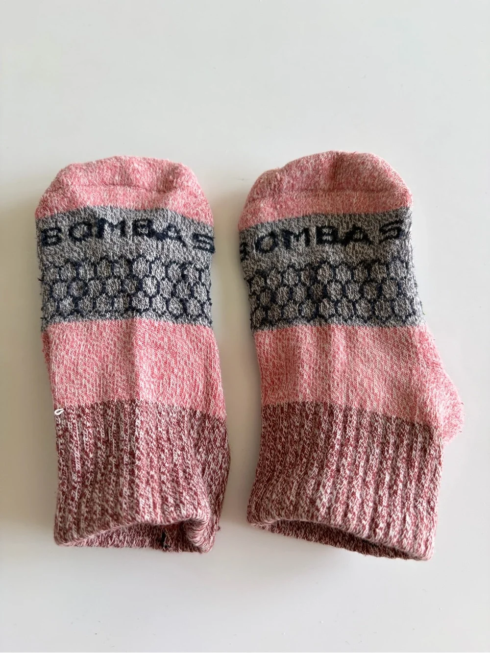 Bombas Toddler Quarter Socks 4 Pairs Ages 1-3 Size 5-7.5T Yellow Gray Red Blue